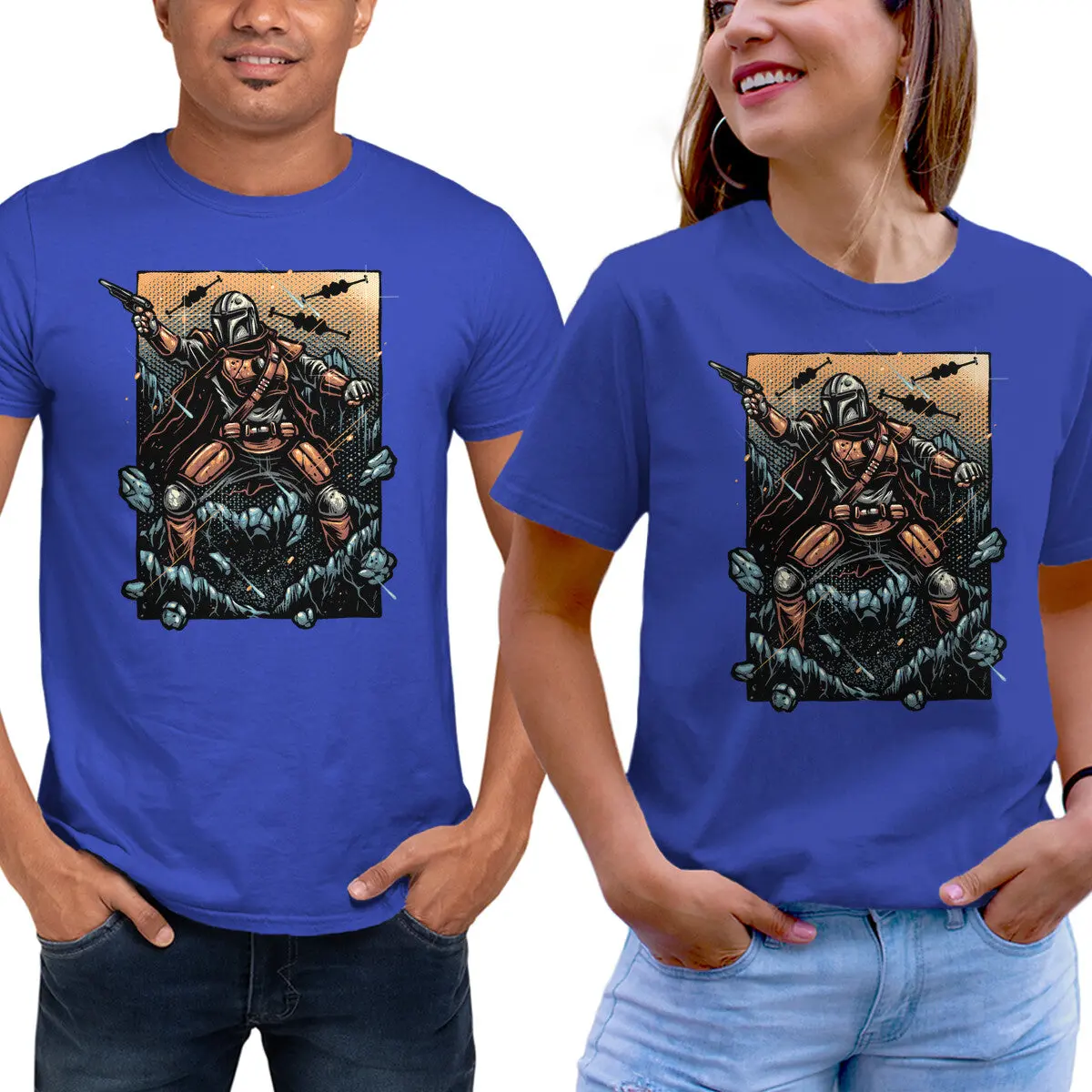 Bounty Hunter Graphic T-Shirt for Men and Women - Image 9