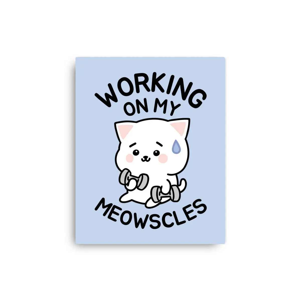 Working On My Meowscles 1