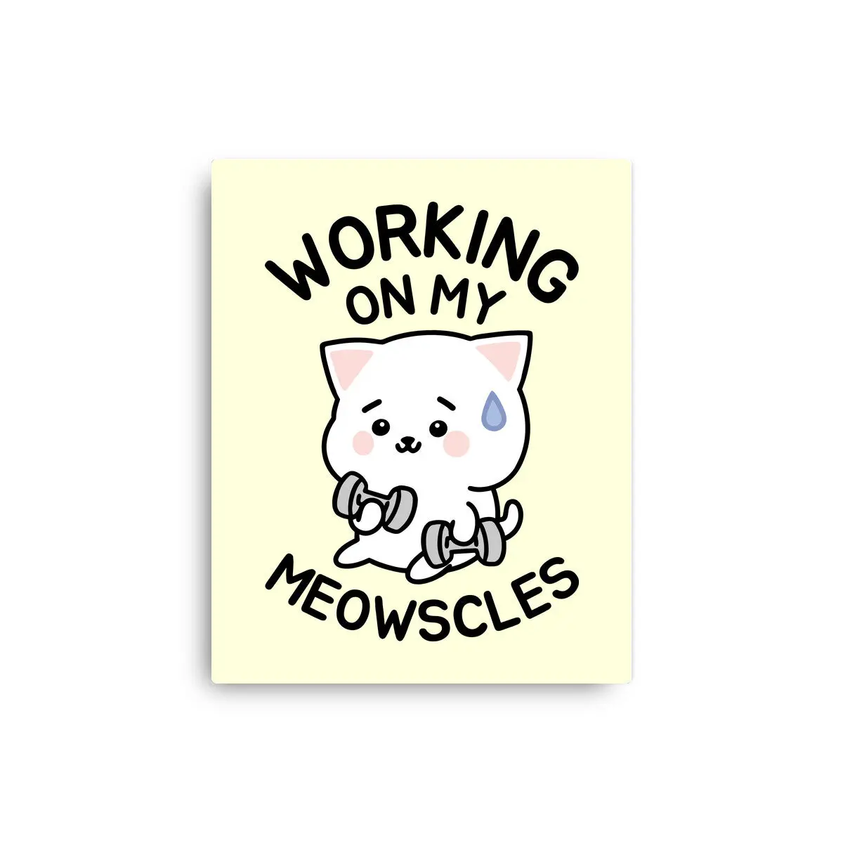 Working On My Meowscles 10