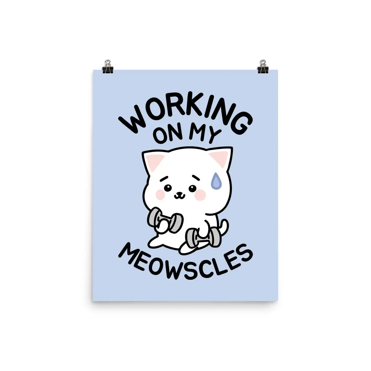 Working On My Meowscles 1