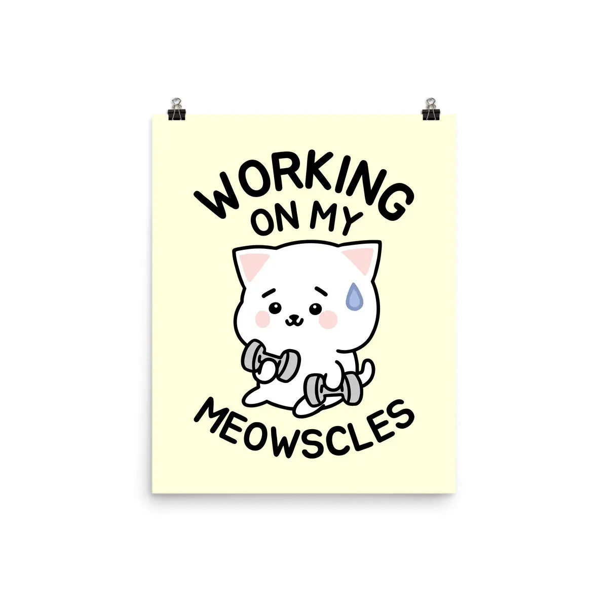 Working On My Meowscles 10