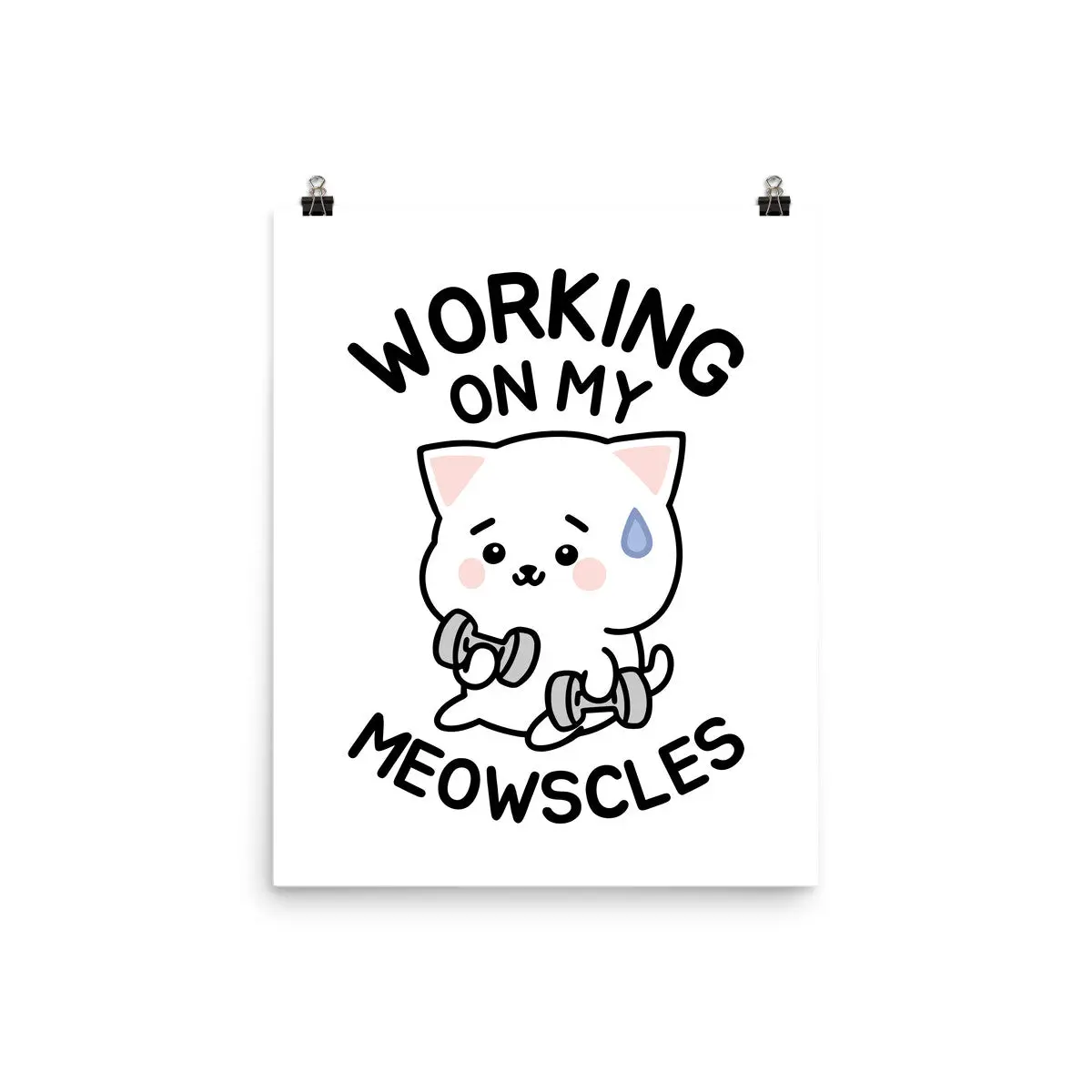 Working On My Meowscles 4