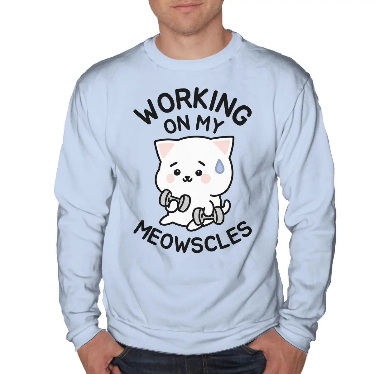 Working On My Meowscles 1