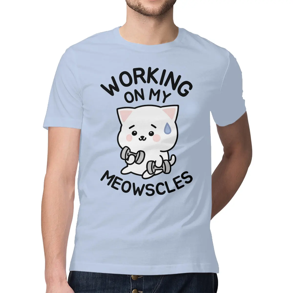 Working On My Meowscles 1