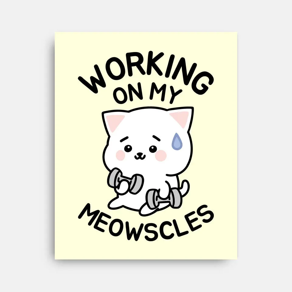 Working On My Meowscles 11