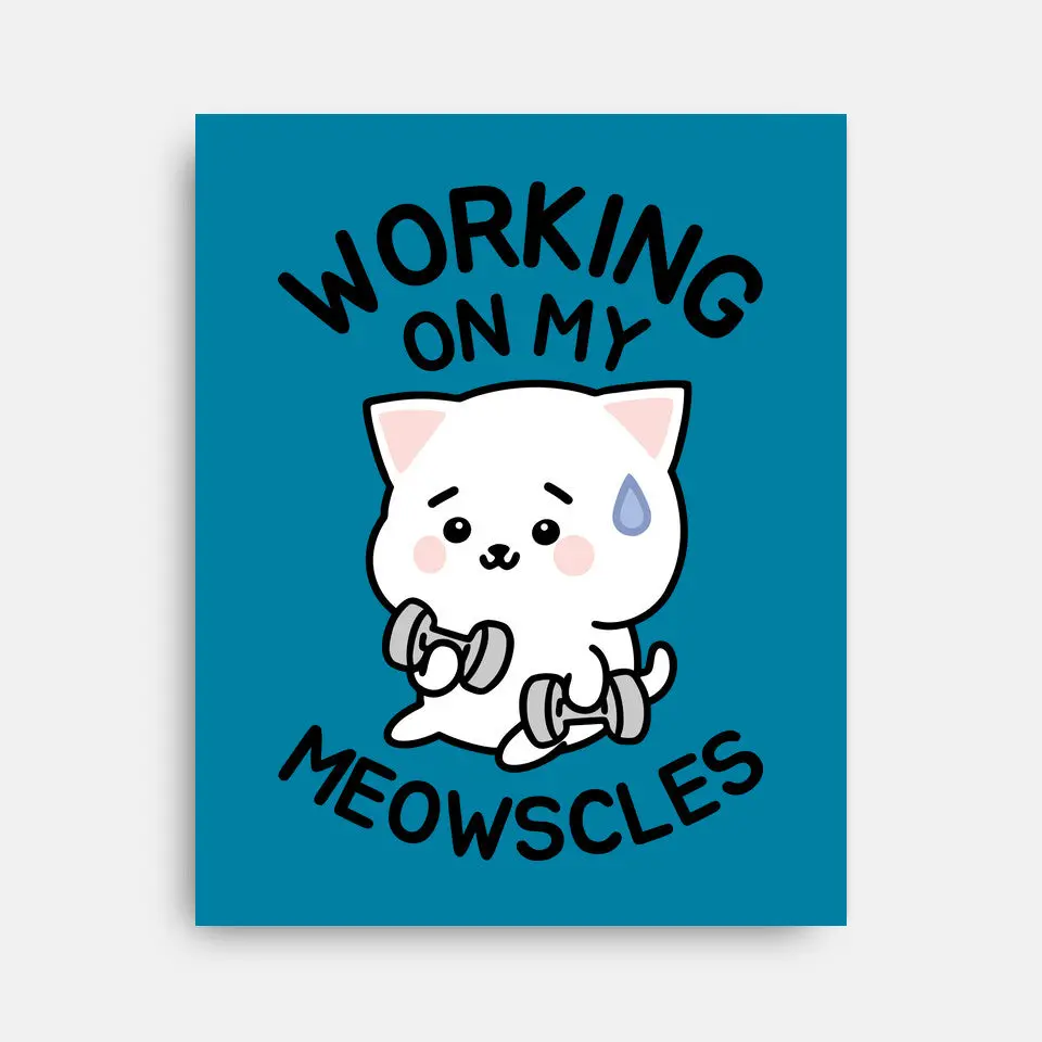 Working On My Meowscles 8
