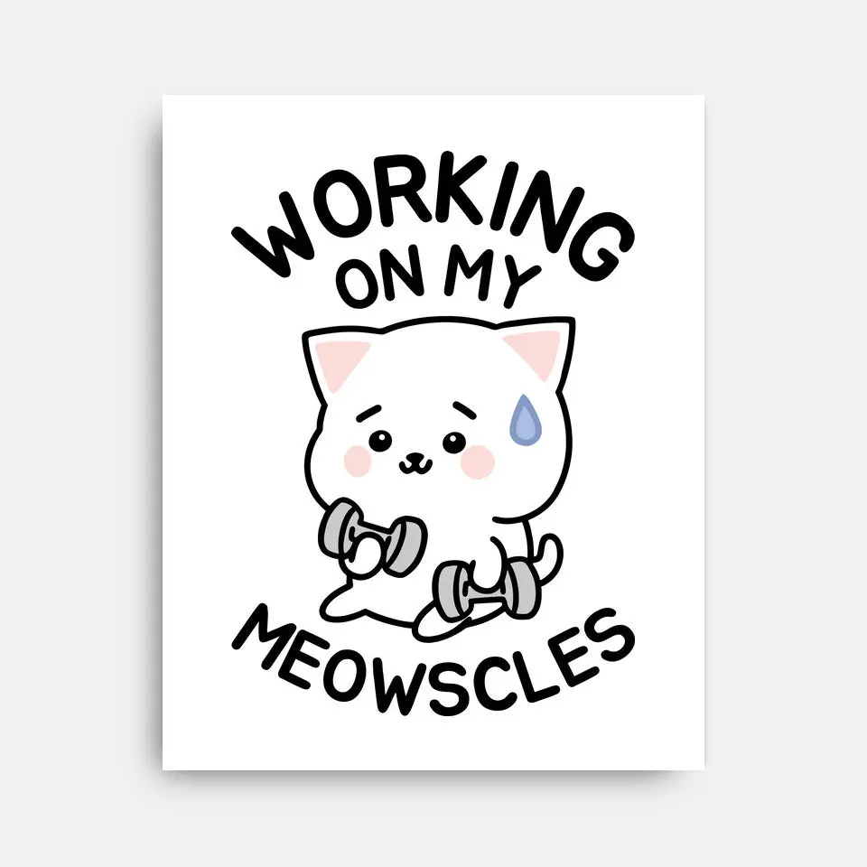 Working On My Meowscles 5