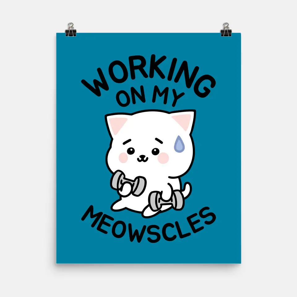 Working On My Meowscles 8