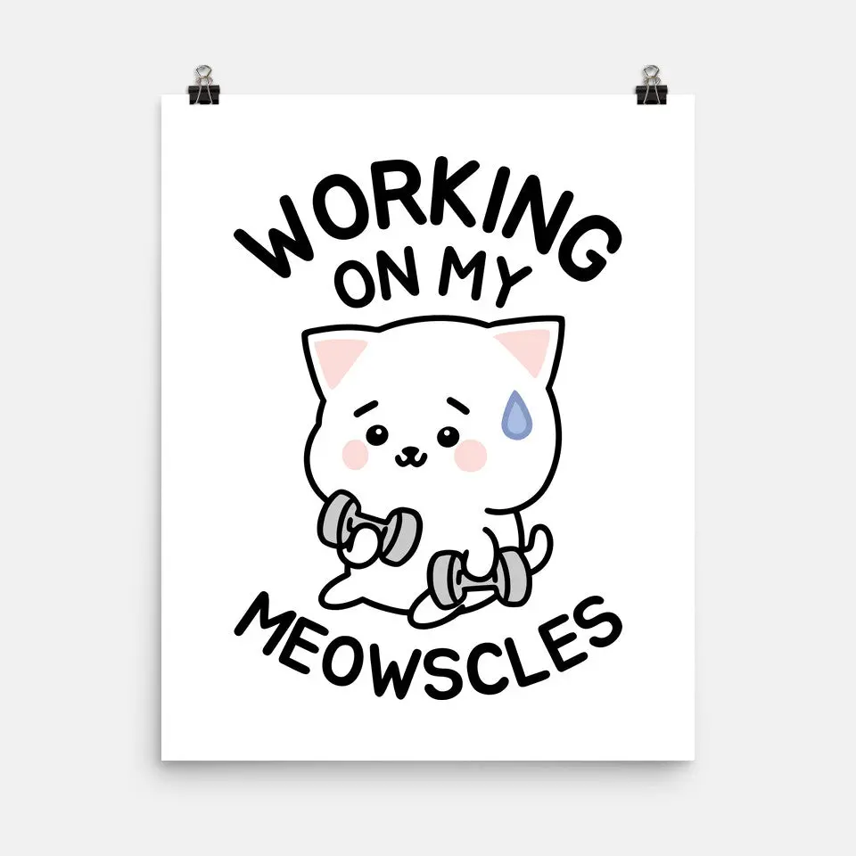 Working On My Meowscles 5