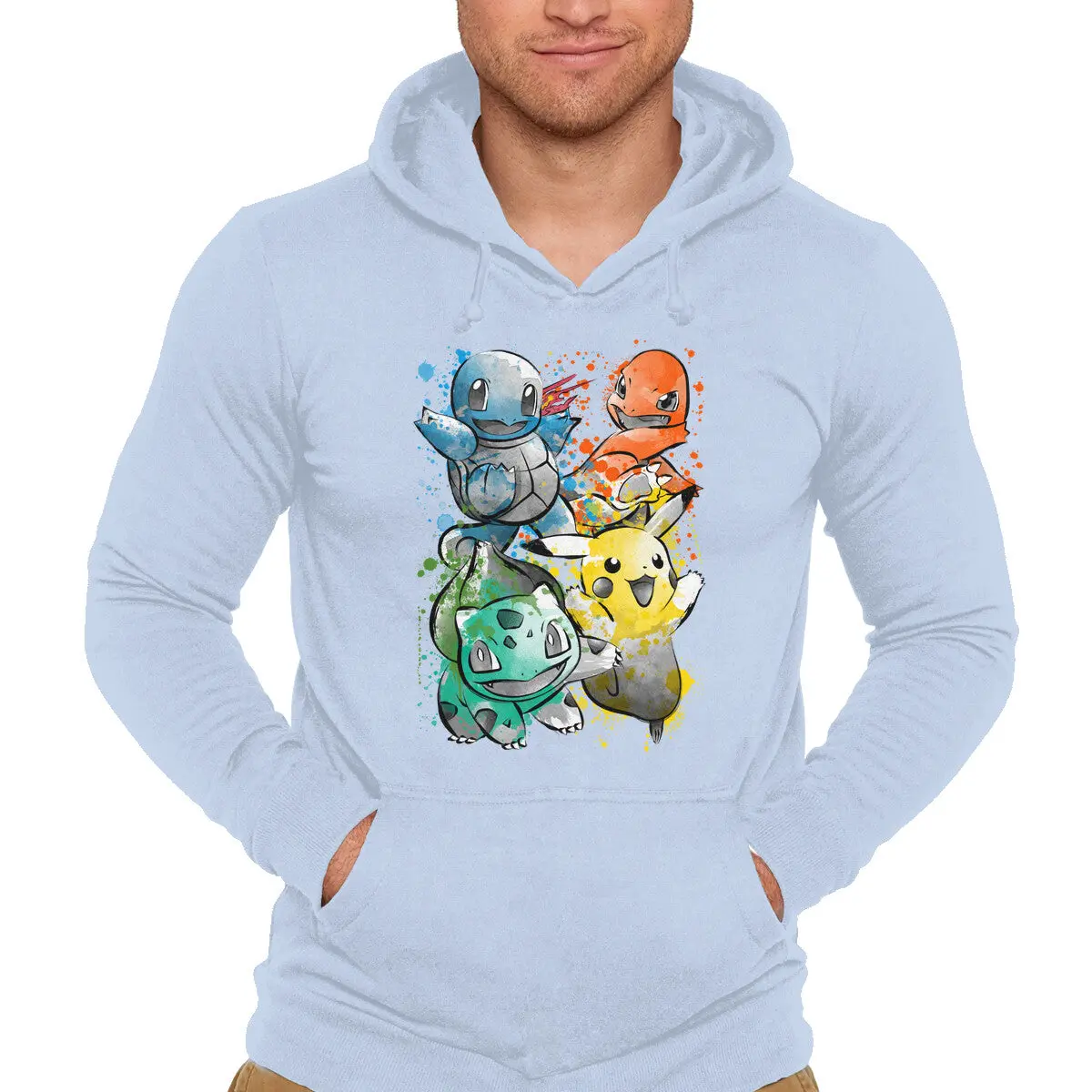 Custom Starter Watercolor Pullover Sweatshirt - Image 4