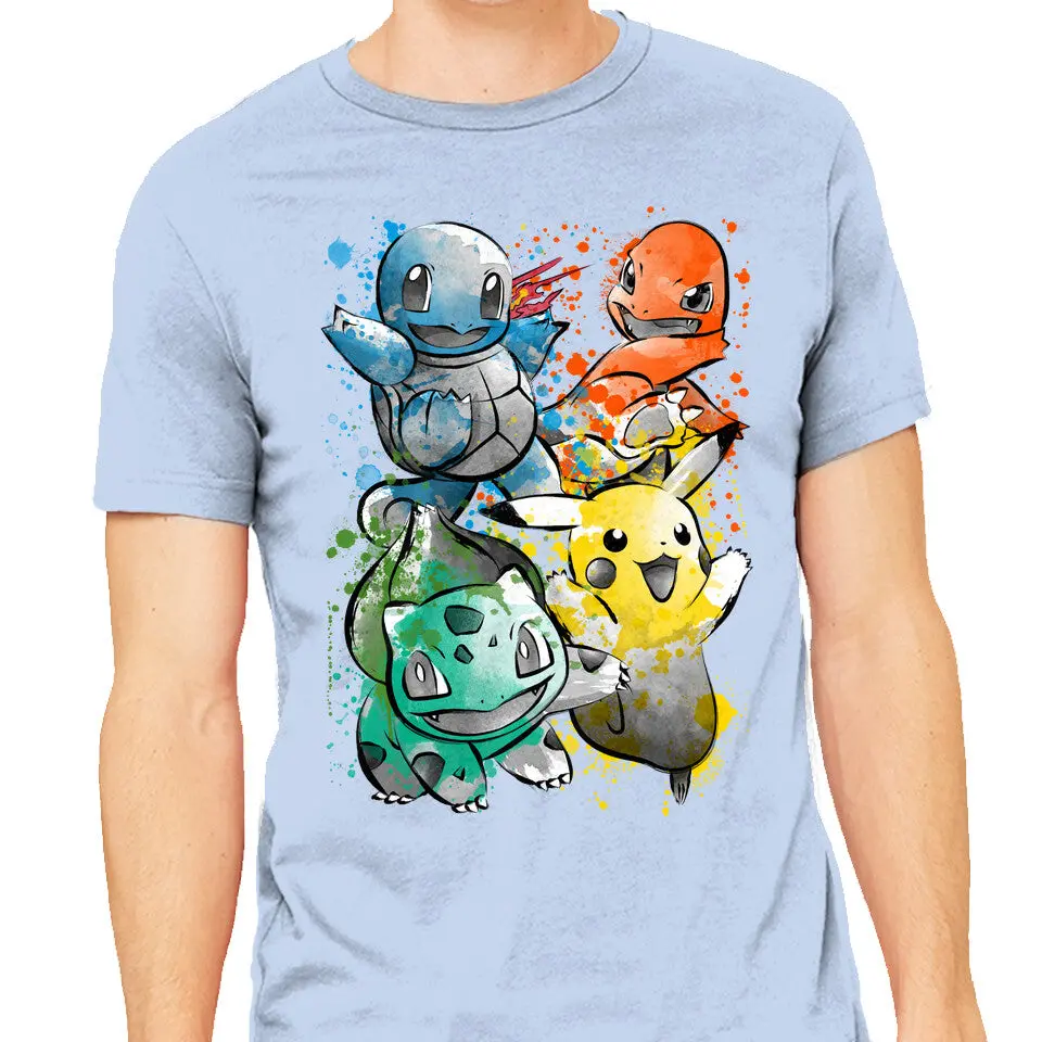 Starter Watercolor Design Men's Heavyweight T-Shirt - Image 5