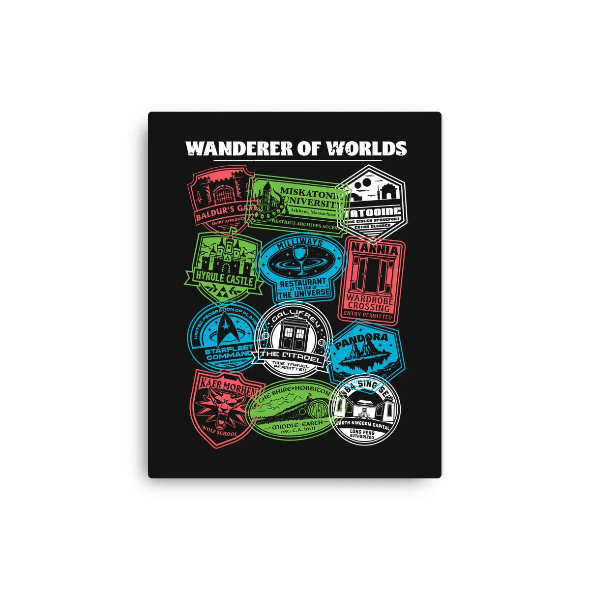 Geek Travel Stamp 1