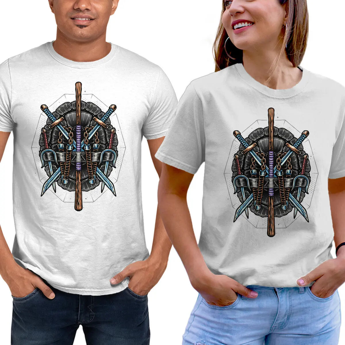 Ninja Turtles Weapon Graphic Tee - Image 9