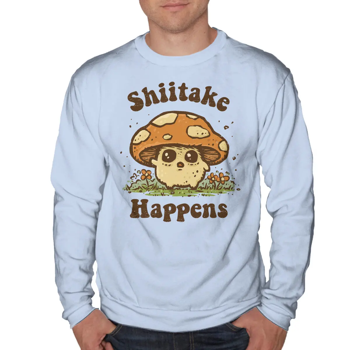 Shiitake Mushroom Humor Sweatshirt - Image 4