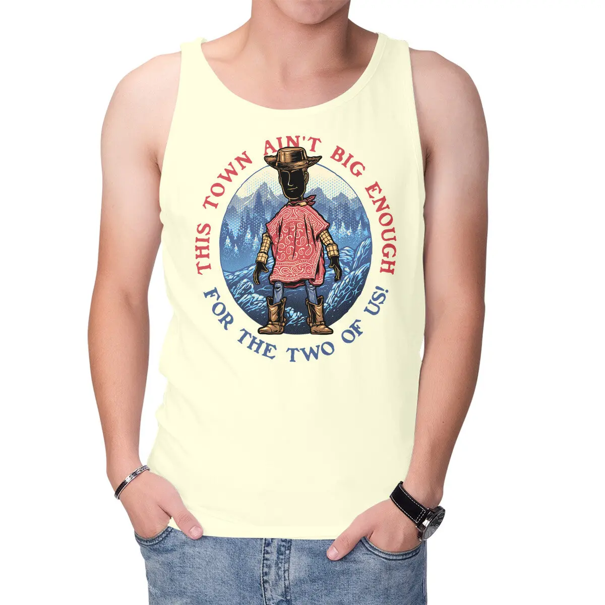 Duel in the Town Graphic Tank Top - Image 10