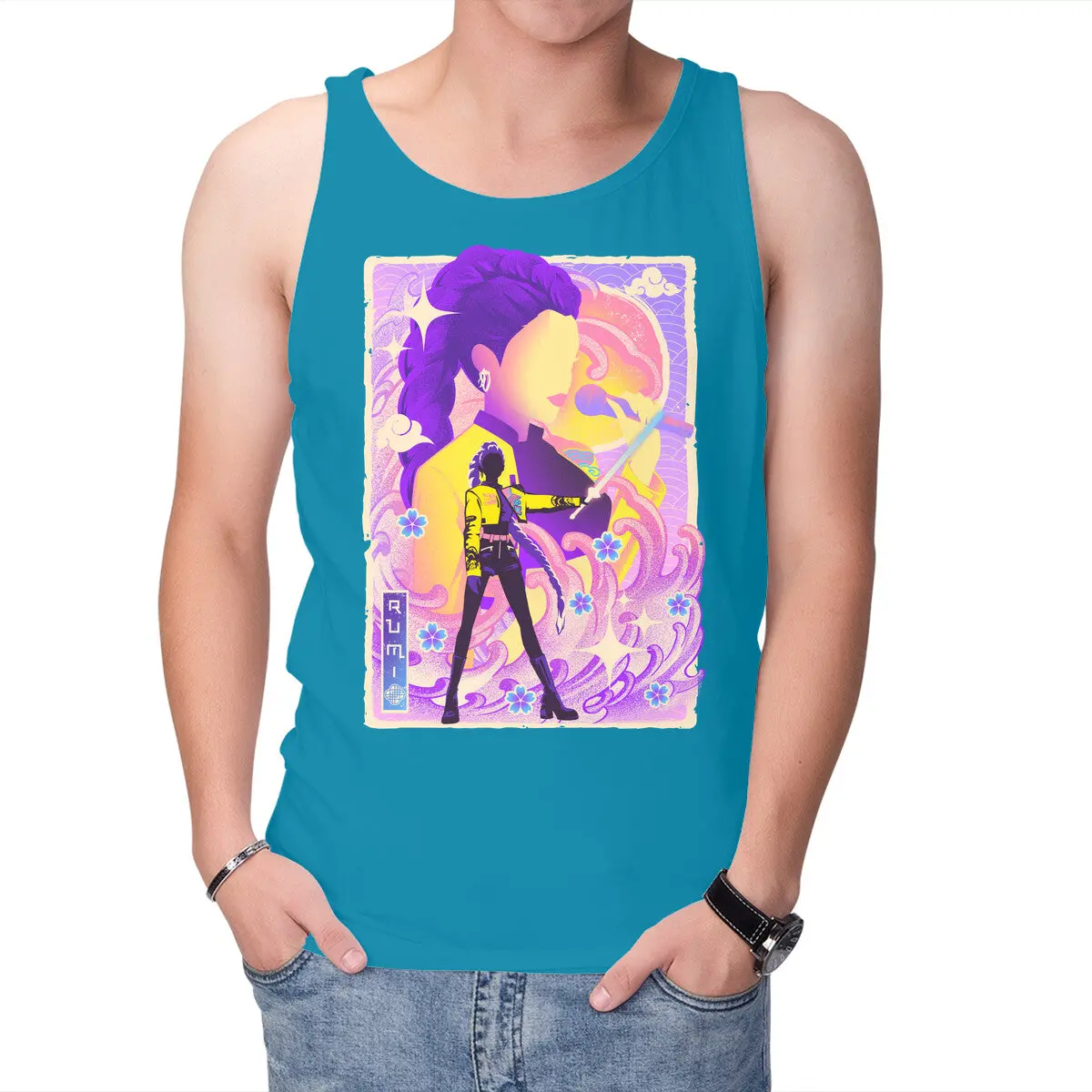 Musha-E Popstar Royalty Graphic Tank Top - Image 7