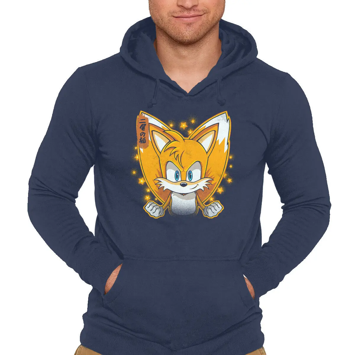 Two-Tailed Fox Graphic Sweatshirt - Image 4