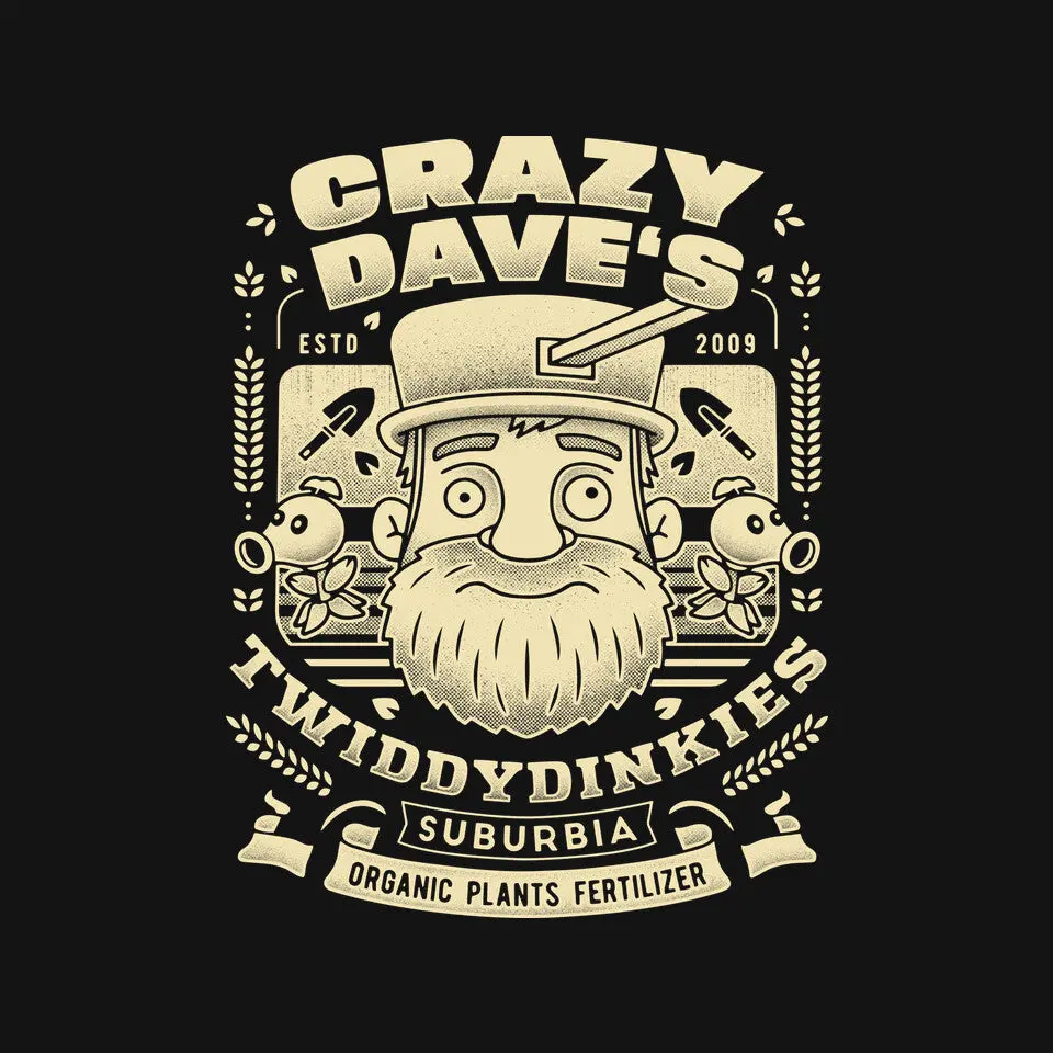Crazy Dave Emblem Grunge 3