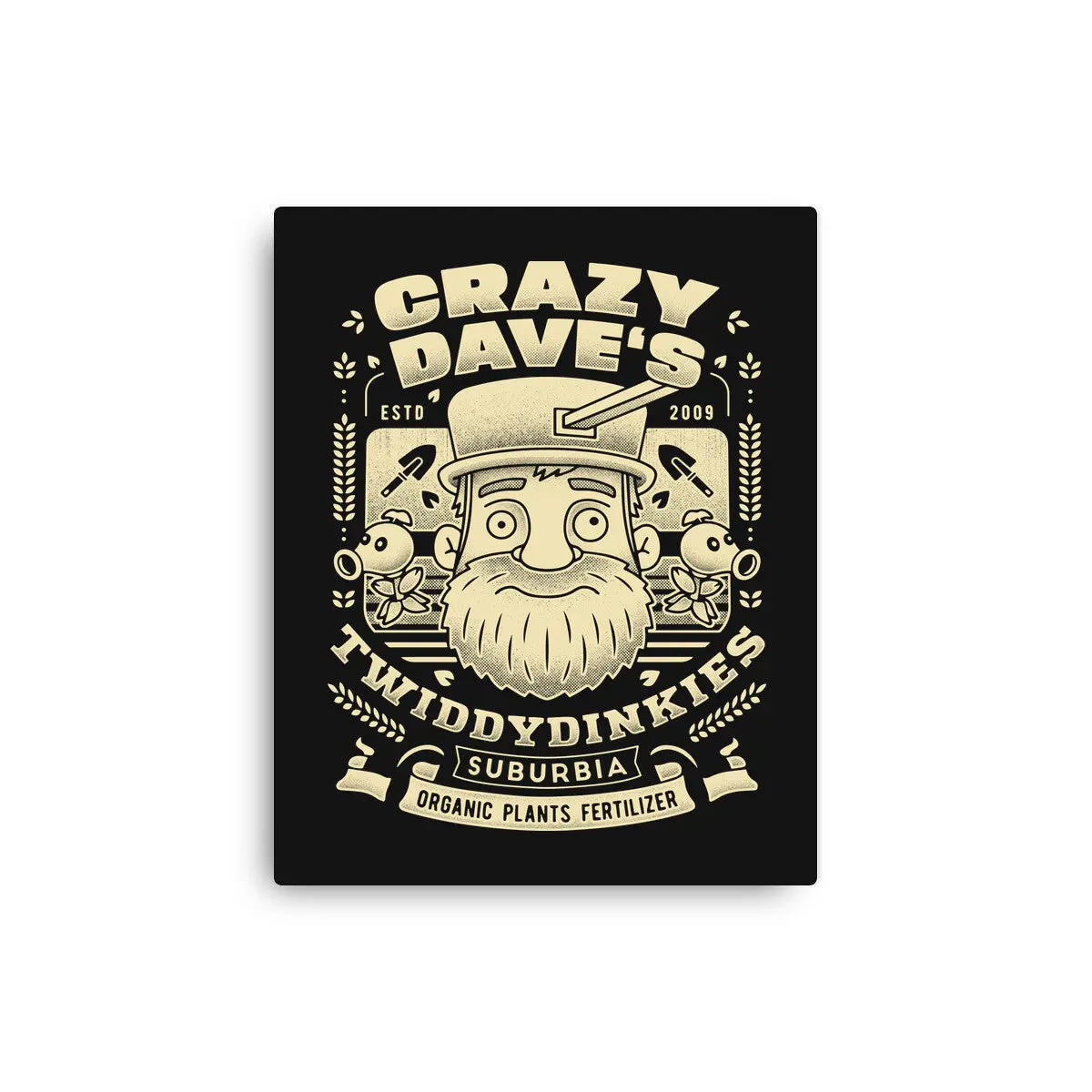 Crazy Dave Emblem Grunge 1