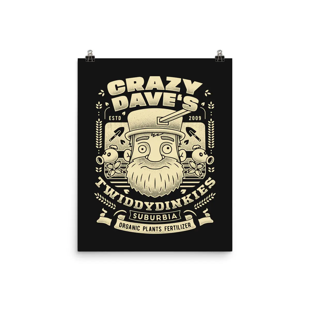 Crazy Dave Emblem Grunge 1