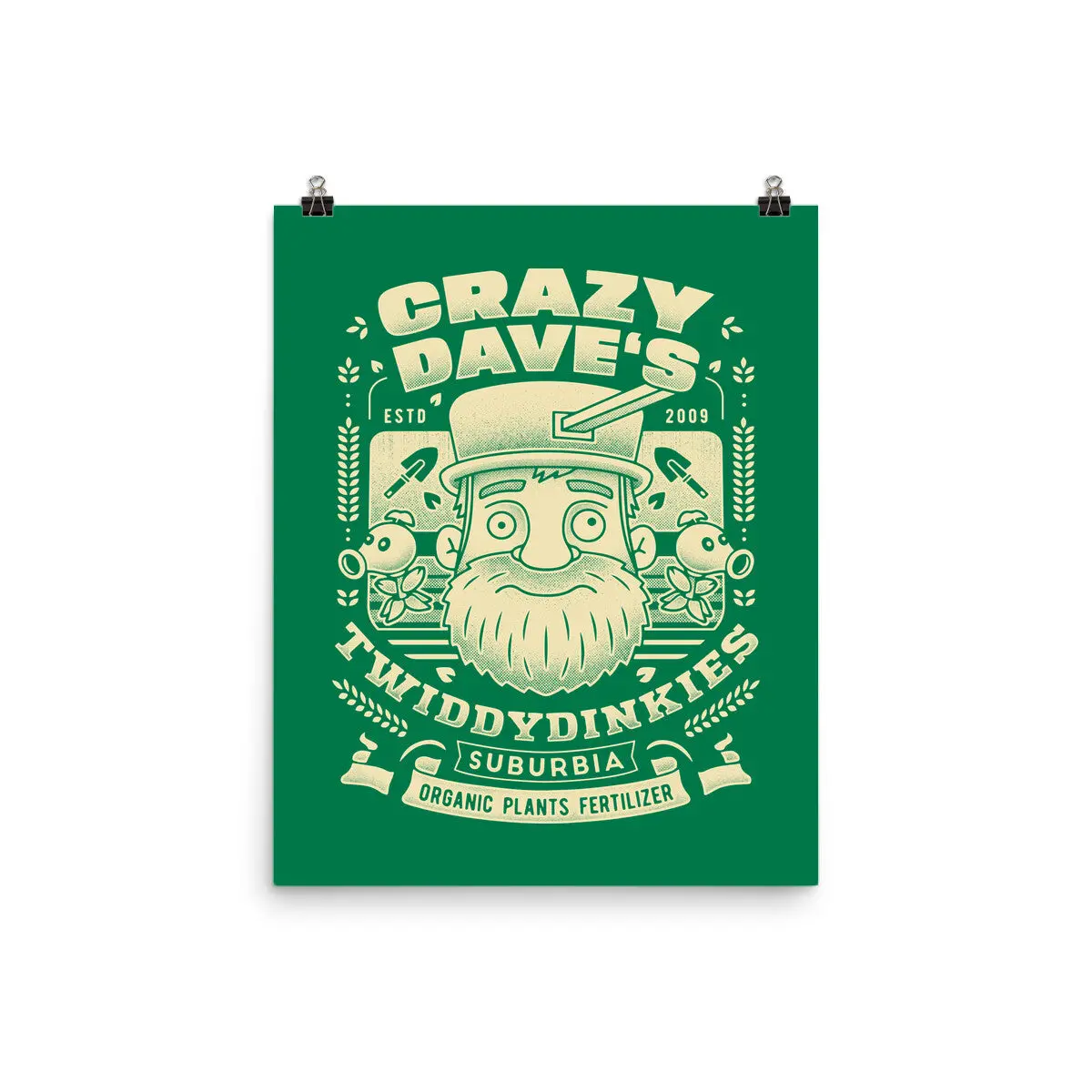 Crazy Dave Emblem Grunge 13