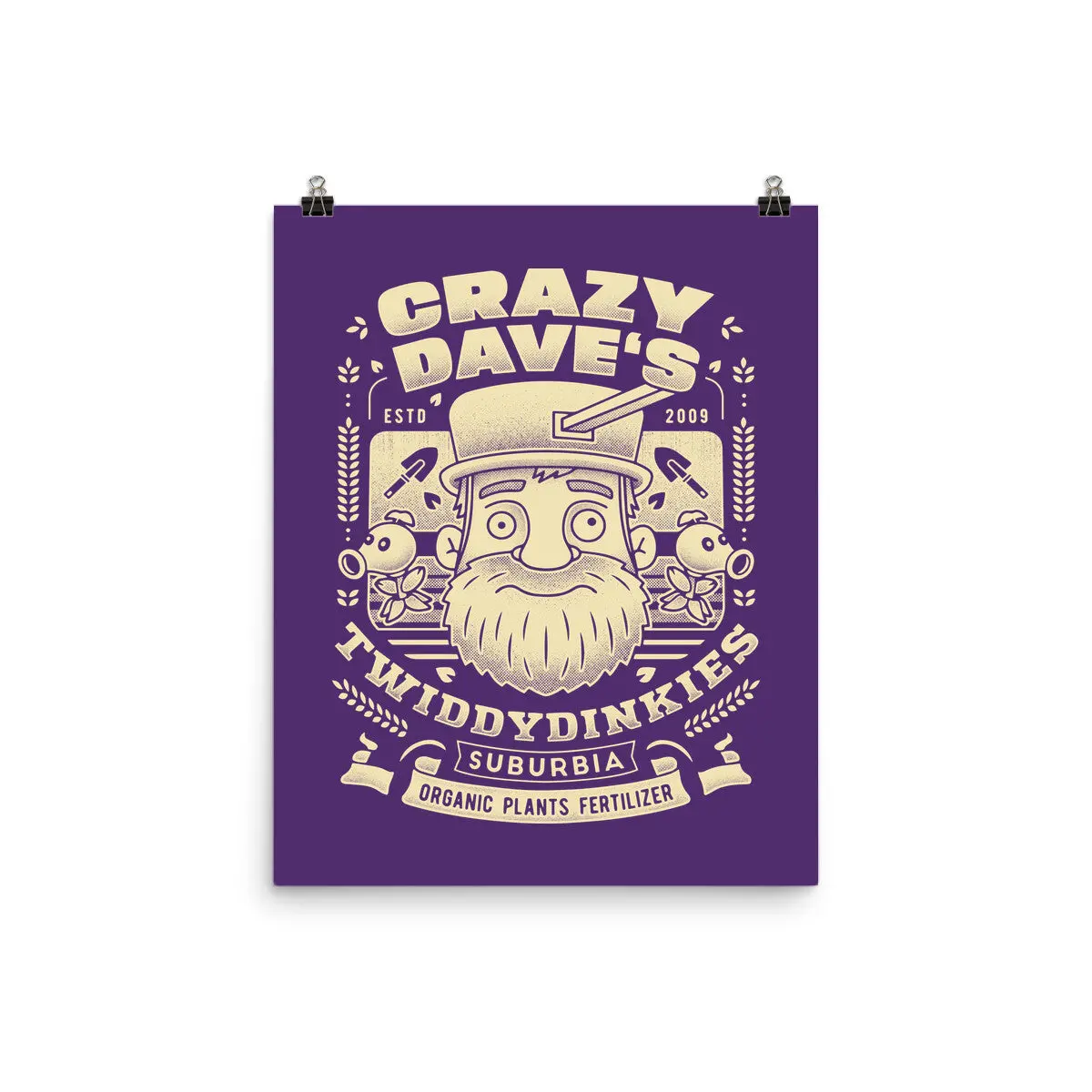 Crazy Dave Emblem Grunge 10