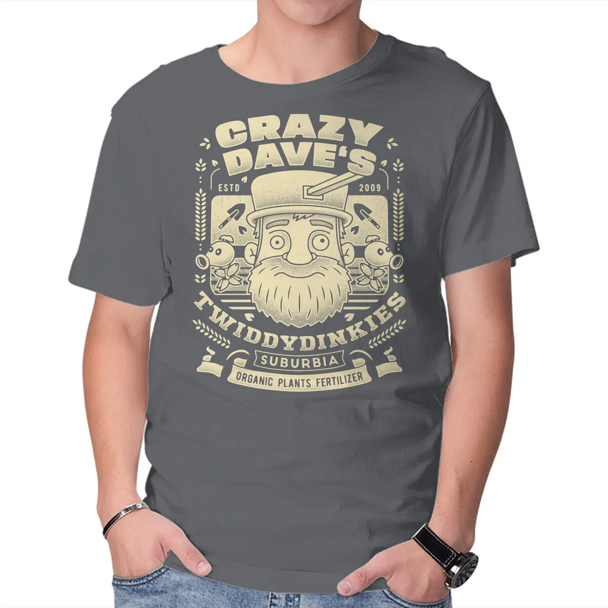 Crazy Dave Emblem Grunge 13