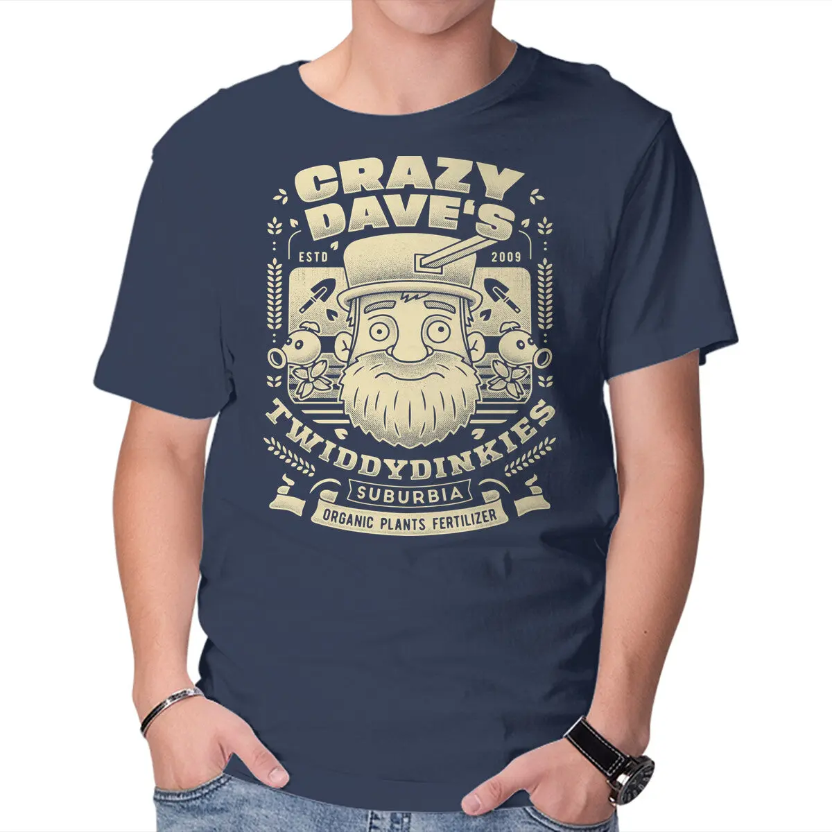 Crazy Dave Emblem Grunge 7