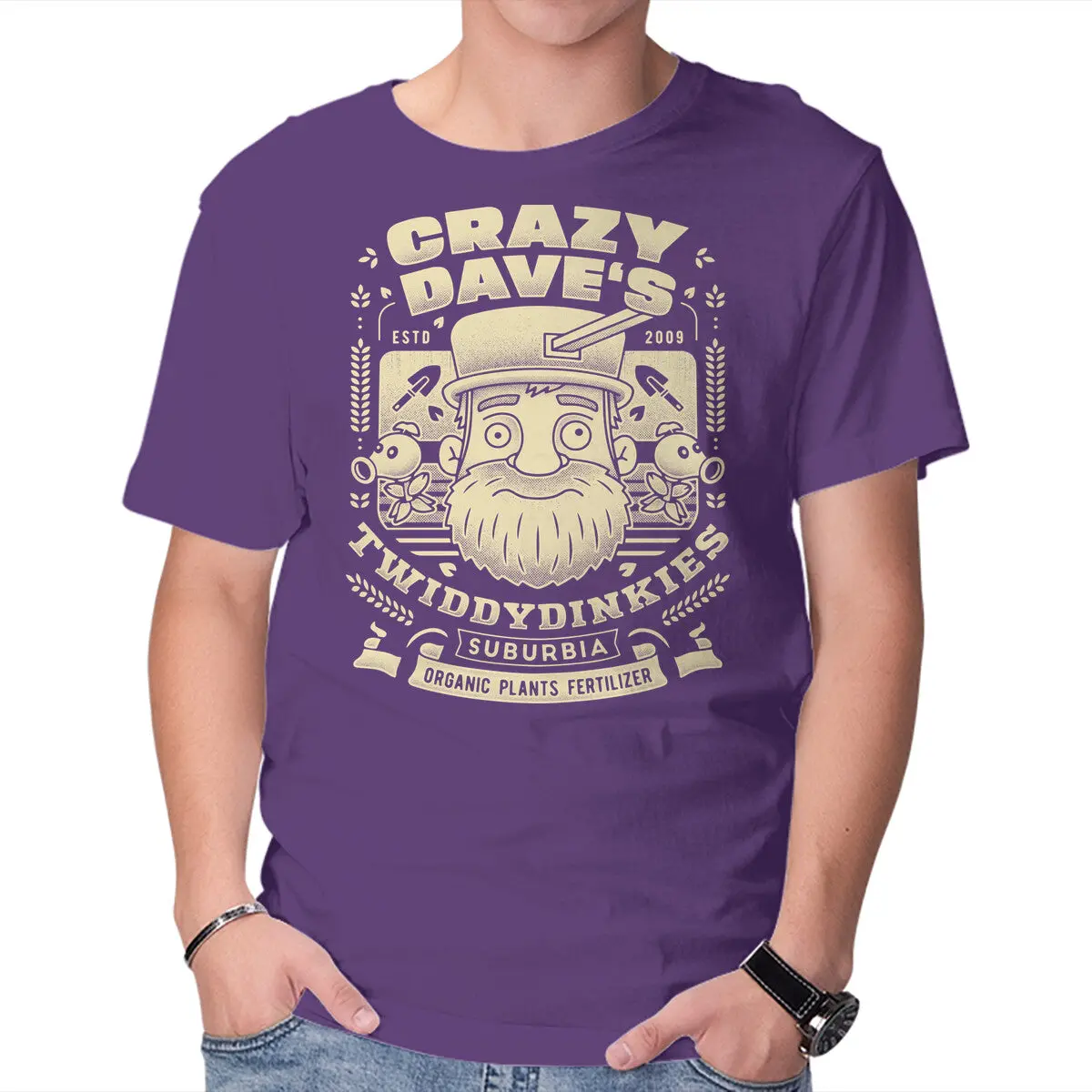 Crazy Dave Emblem Grunge 19
