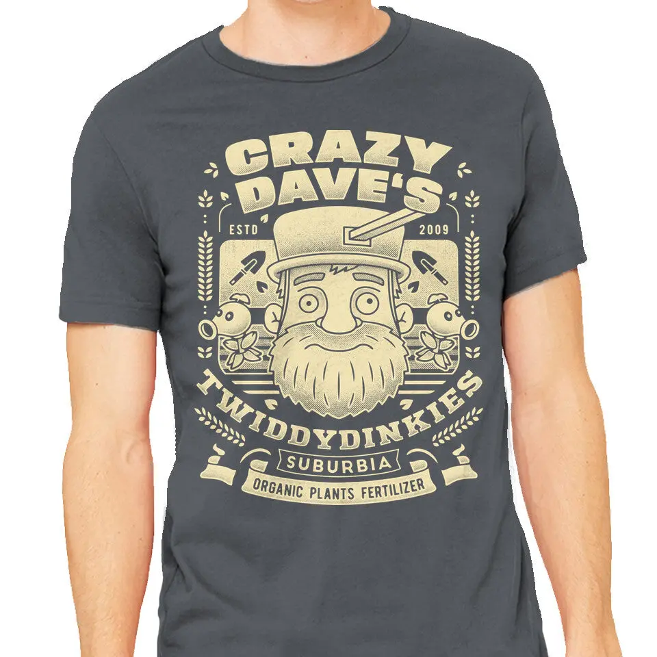 Crazy Dave Grunge Graphic T-Shirt - Image 9