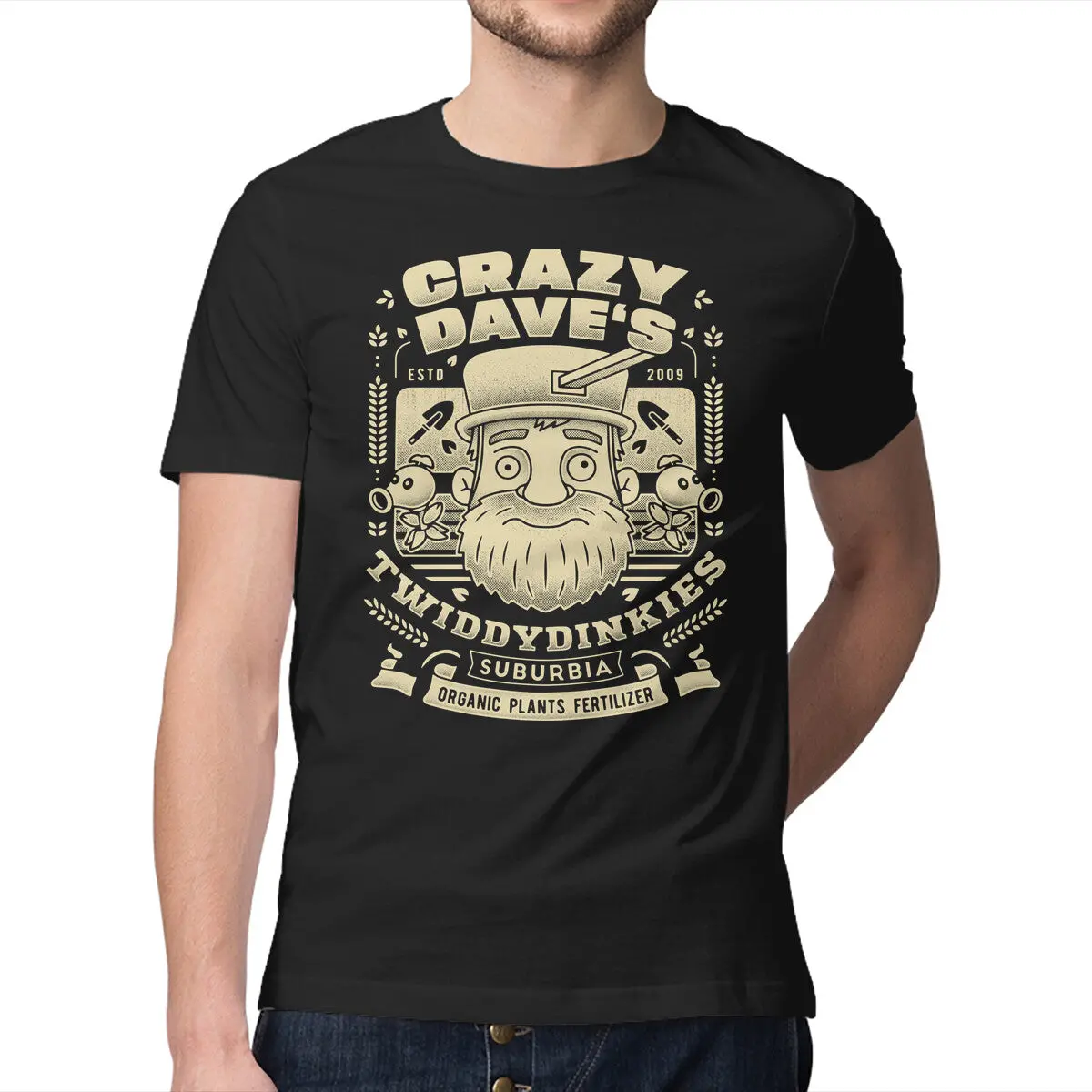 Crazy Dave Emblem Grunge 1