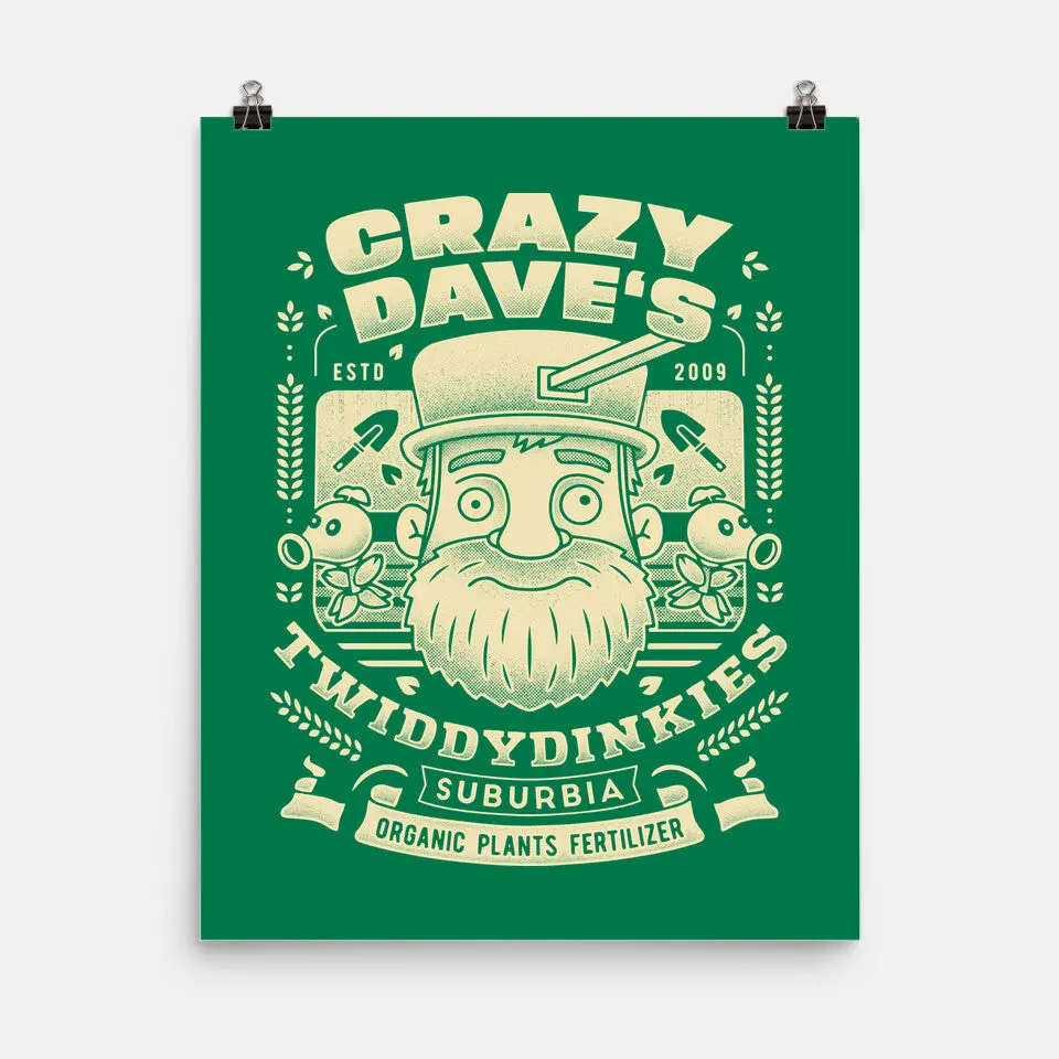Crazy Dave Emblem Grunge 14