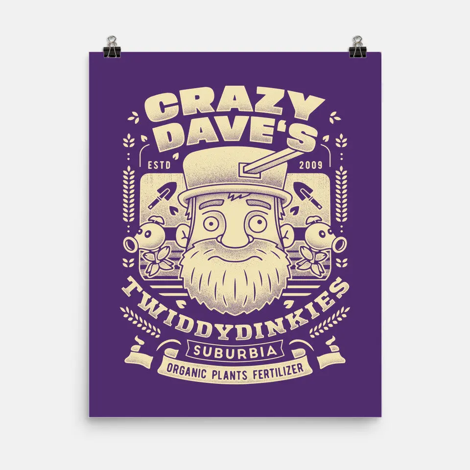 Crazy Dave Emblem Grunge 11