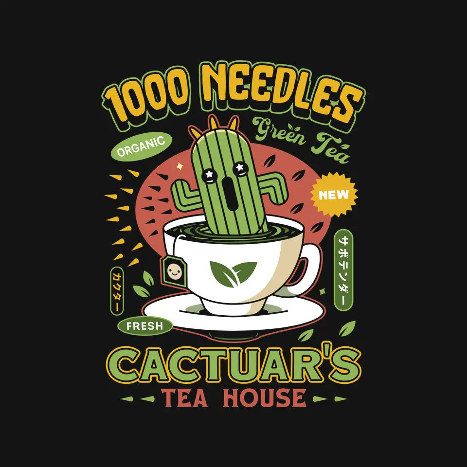 Cactuar Green Tea Emblem 3
