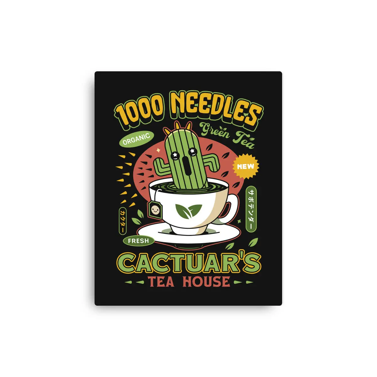Cactuar Green Tea Emblem 1