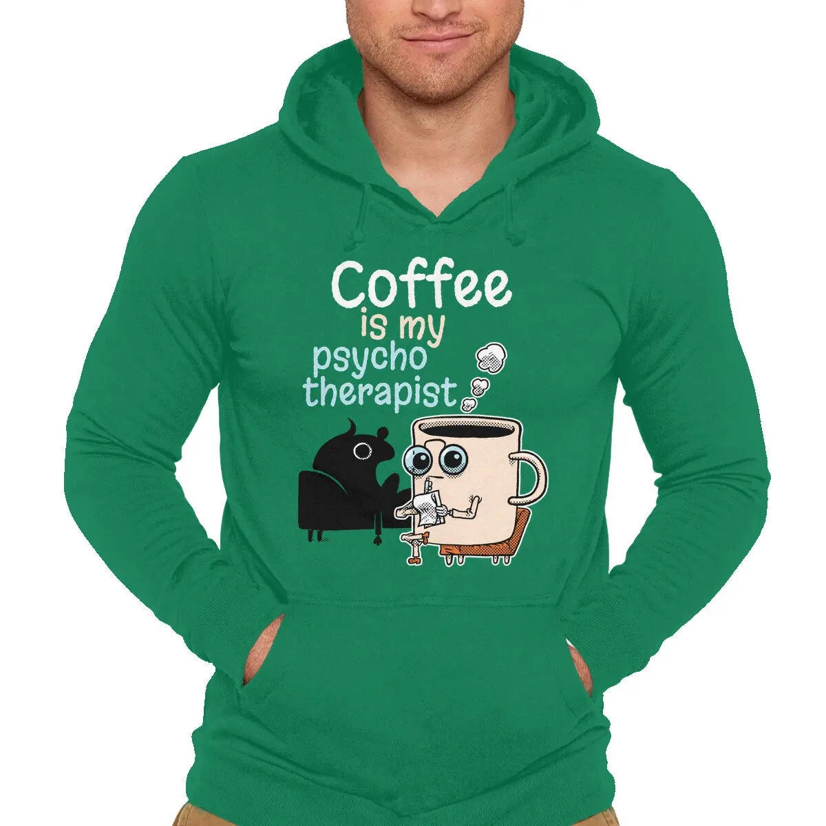 Coffee-Themed Unisex Pullover Sweatshirt - Image 10