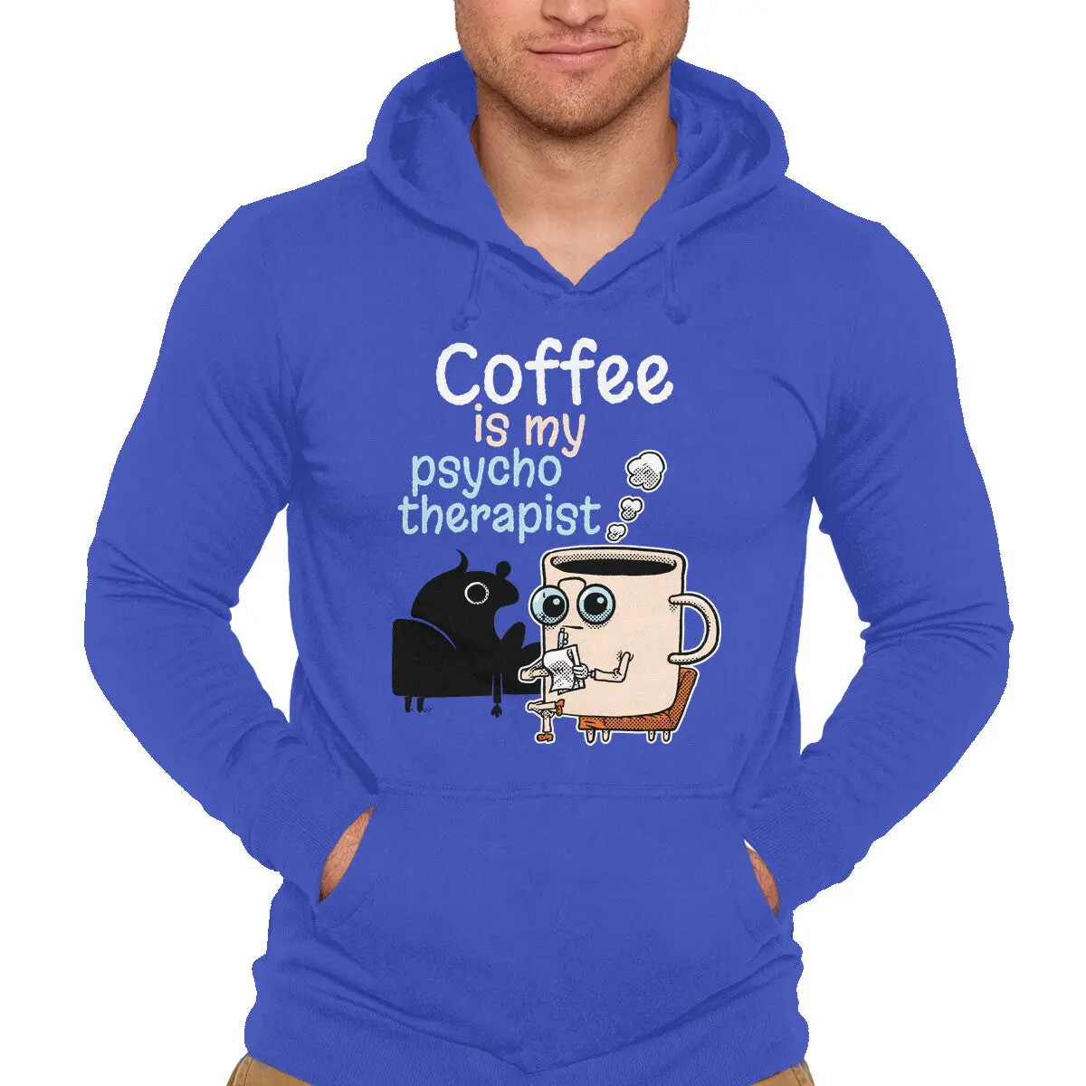 Coffee-Themed Unisex Pullover Sweatshirt - Image 7