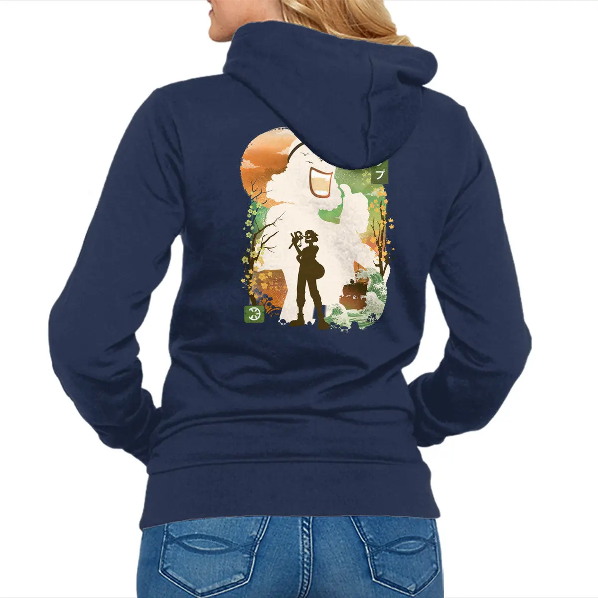 Ukiyo Sniper Unisex Zip-Up Sweatshirt - Image 4