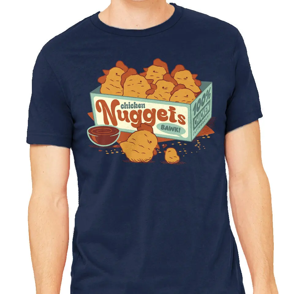 Funny Chicken Nuggets T-Shirt for Men - Image 5
