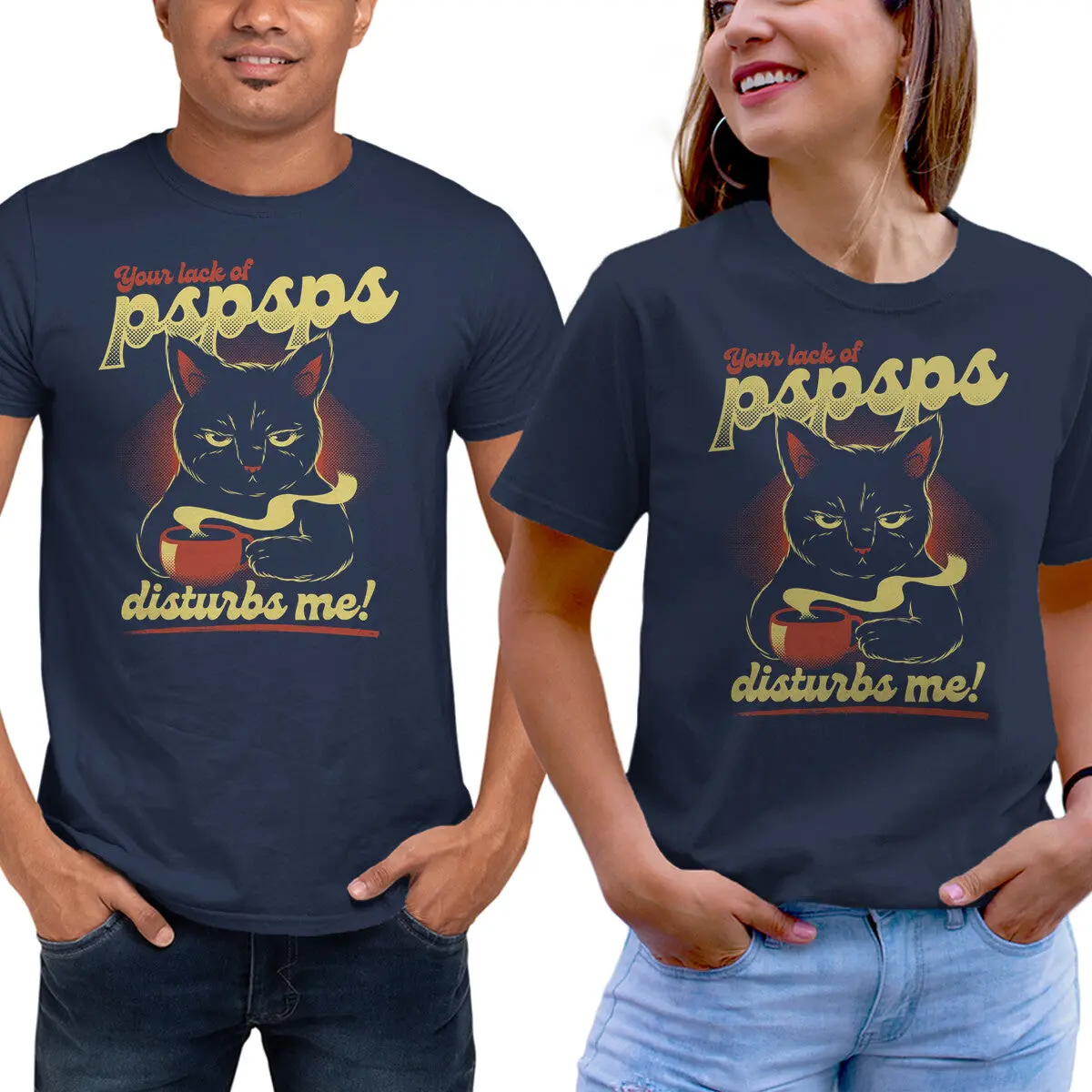 Disturbing 'Lack of Pspsps' Unisex T-Shirt - Image 5