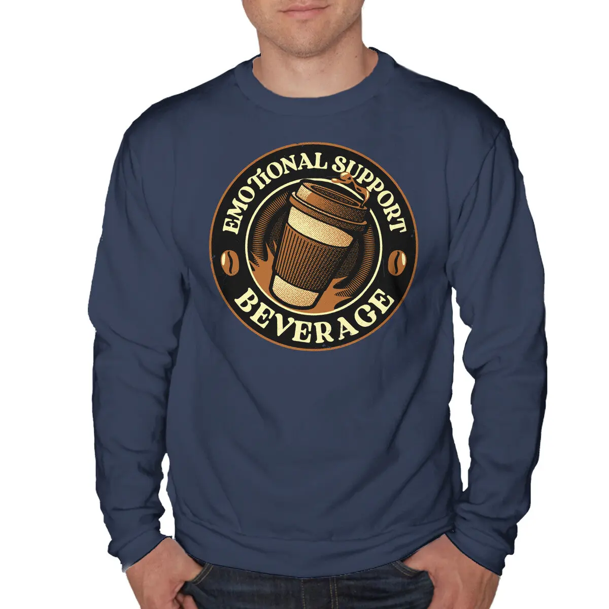 Coffee Emotional Support Sweatshirt - Image 4