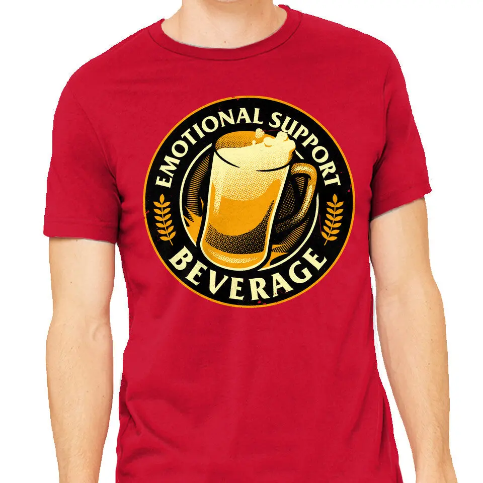 Emotional Support Beer T-Shirt - Image 9