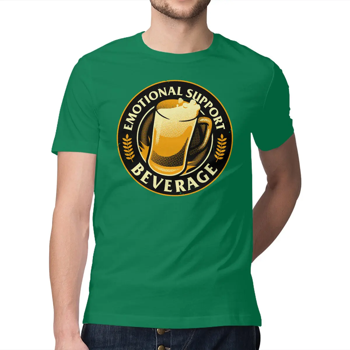 Premium Emotional Support Beer T-Shirt - Image 13