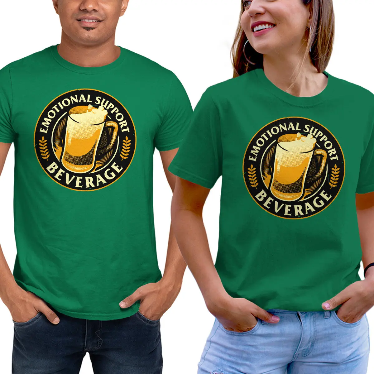 Emotional Support Beer T-Shirt - Image 13