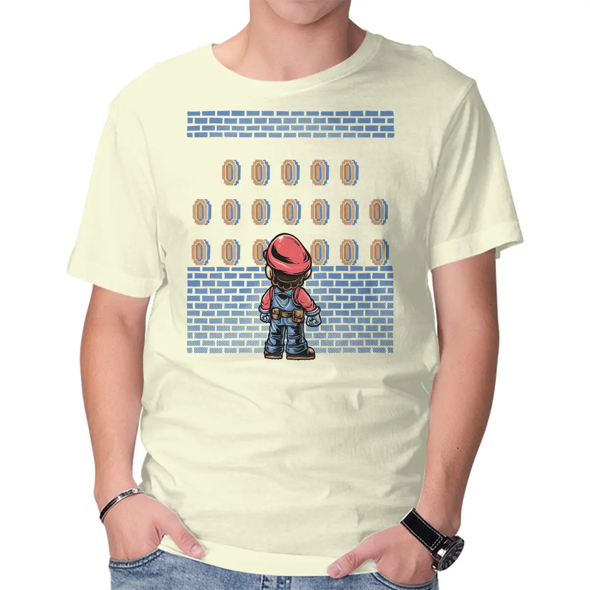 Tunnel of Coins Men's Basic T-Shirt - Image 13