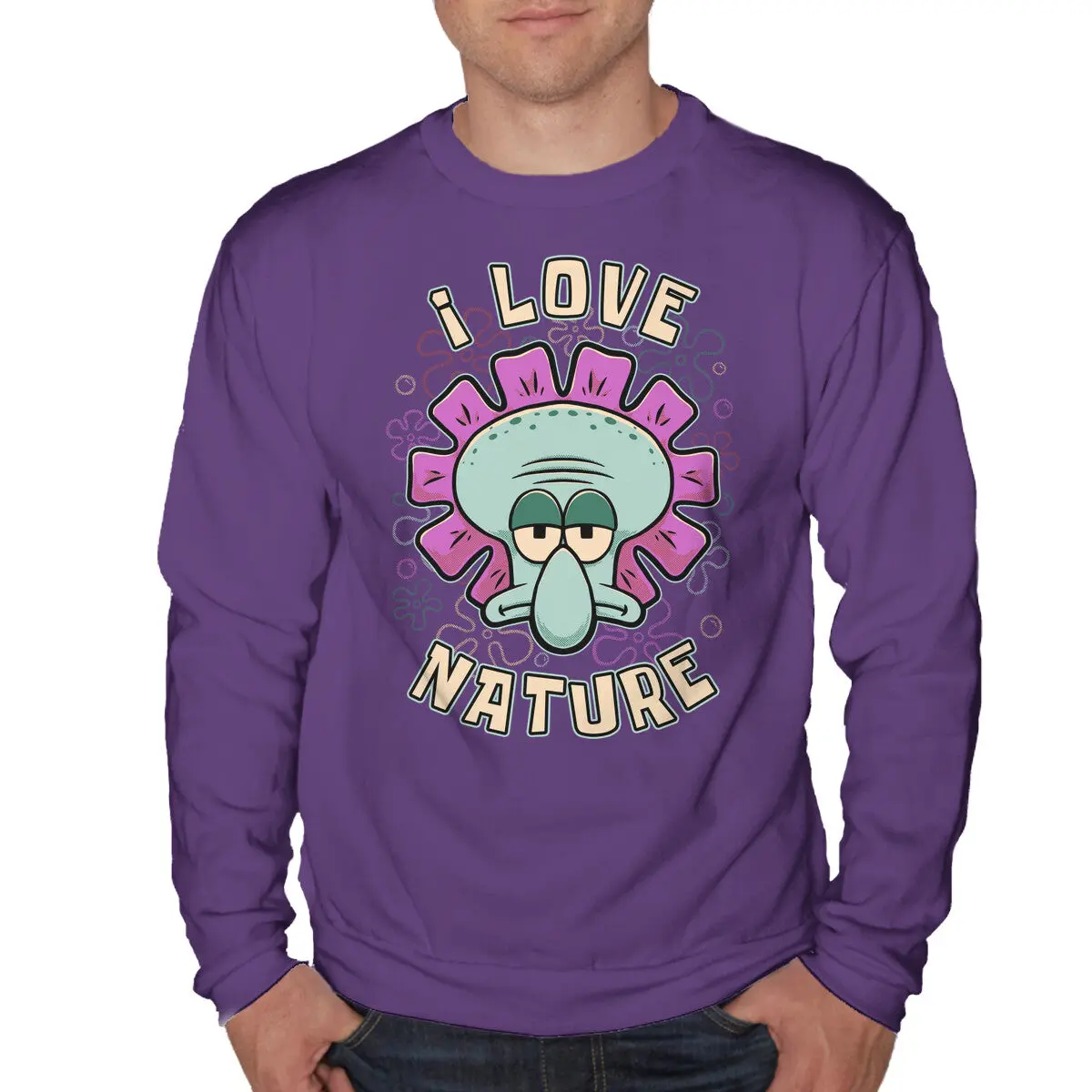 Spring Squid Flower Sweatshirt for Unisex Wear - Image 10