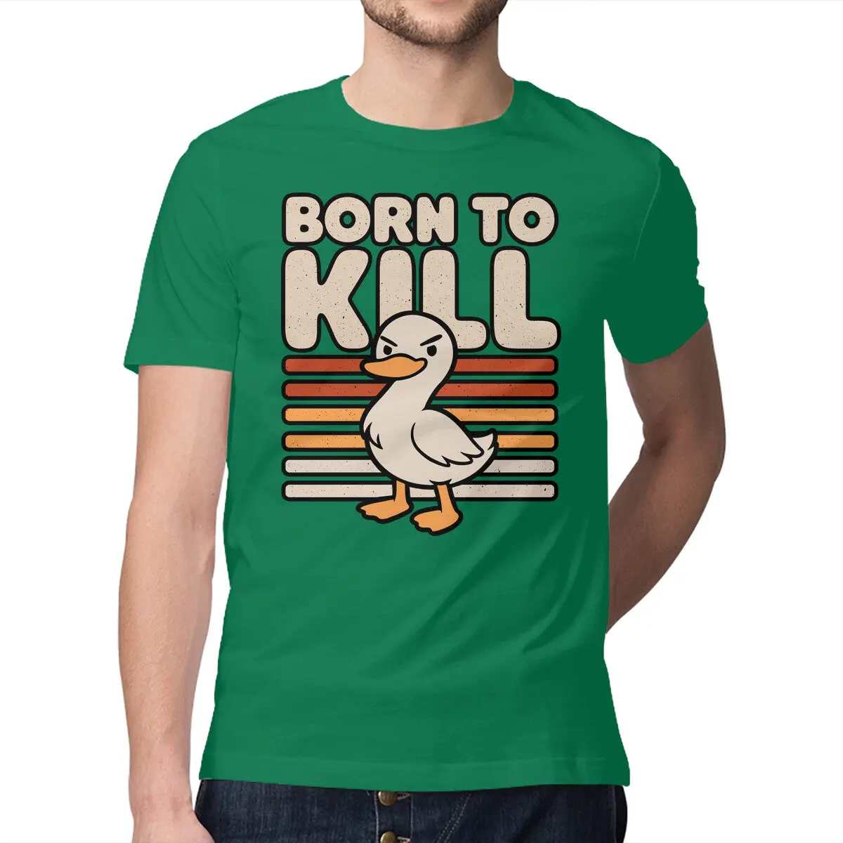 Ironic Duck Graphic Tee for Men - Image 17