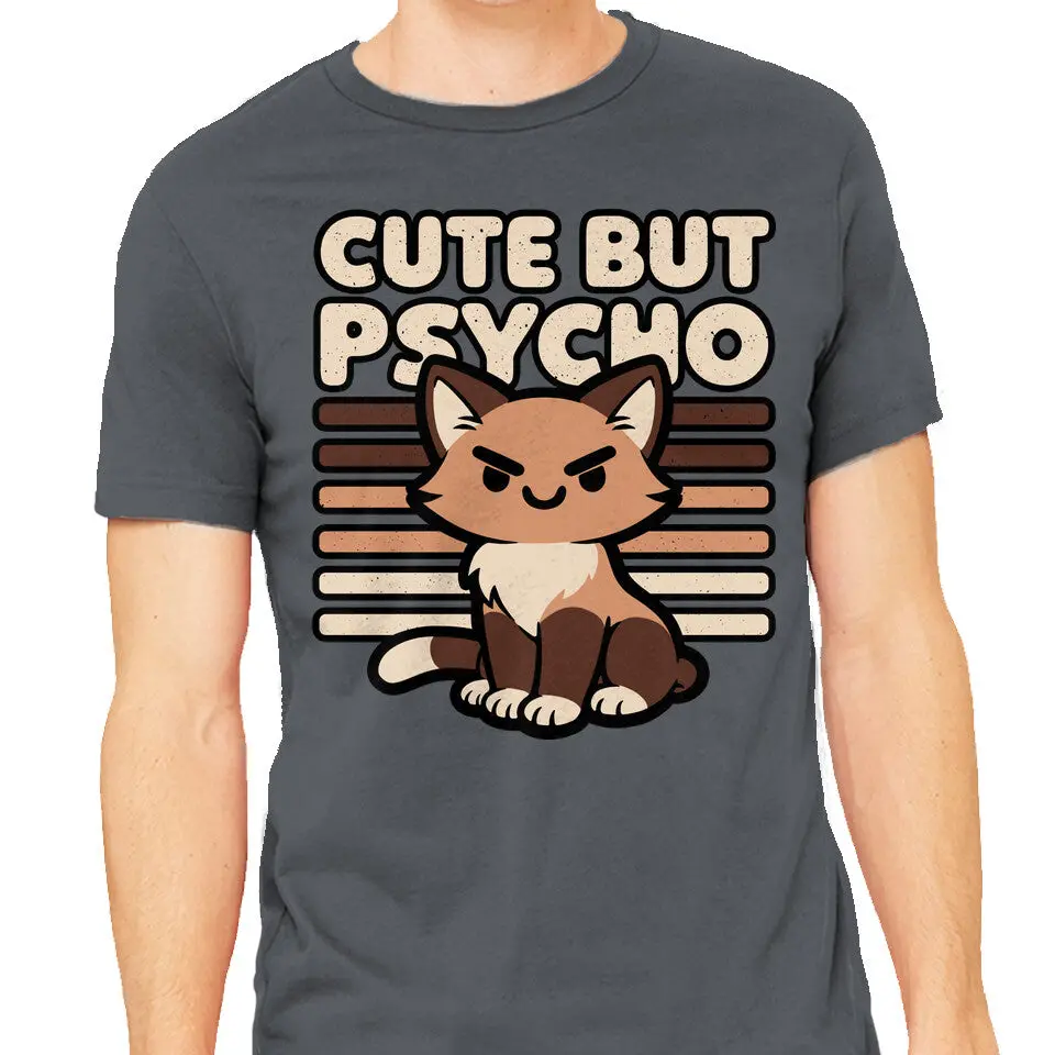 Ironic Cat Graphic T-Shirt for Men - Image 9