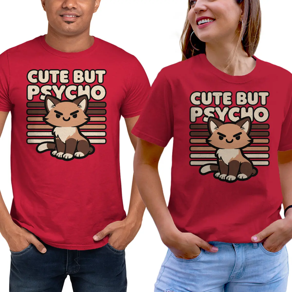 Ironic Cat Graphic T-Shirt - Image 13