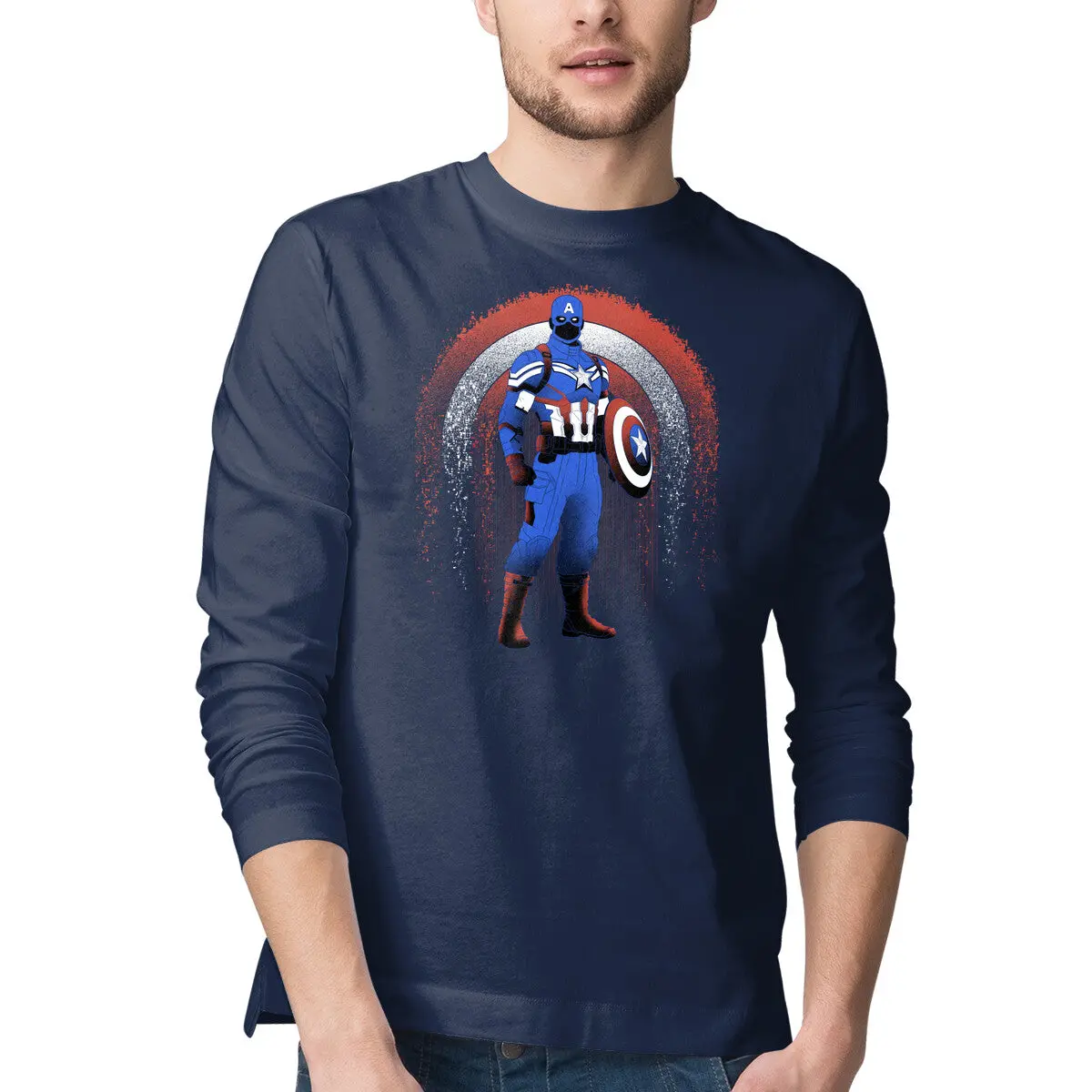 Super Soldier Line Art T-Shirt - Image 4